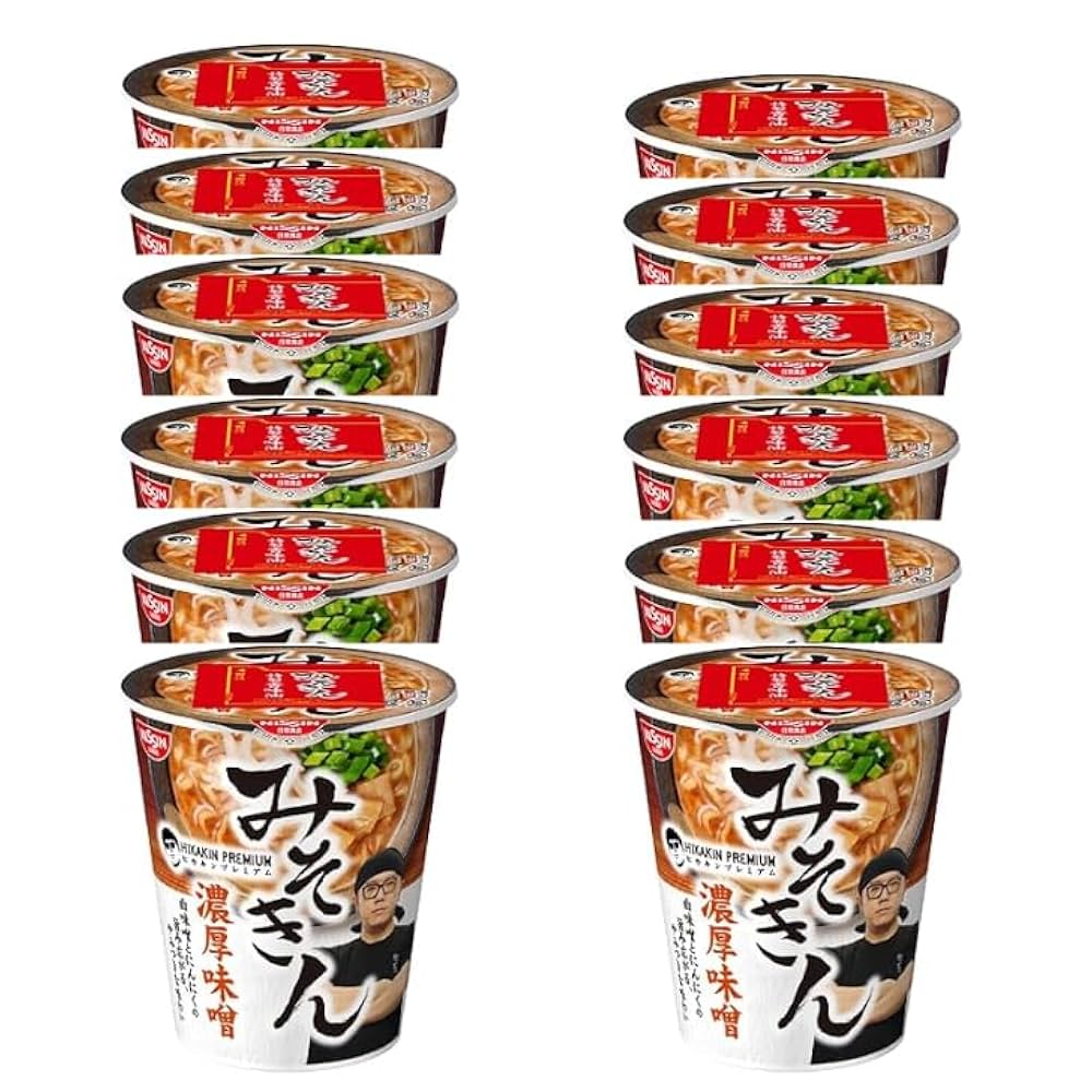 Amazon.co.jp: 【12個セット】新みそきん カップラーメン